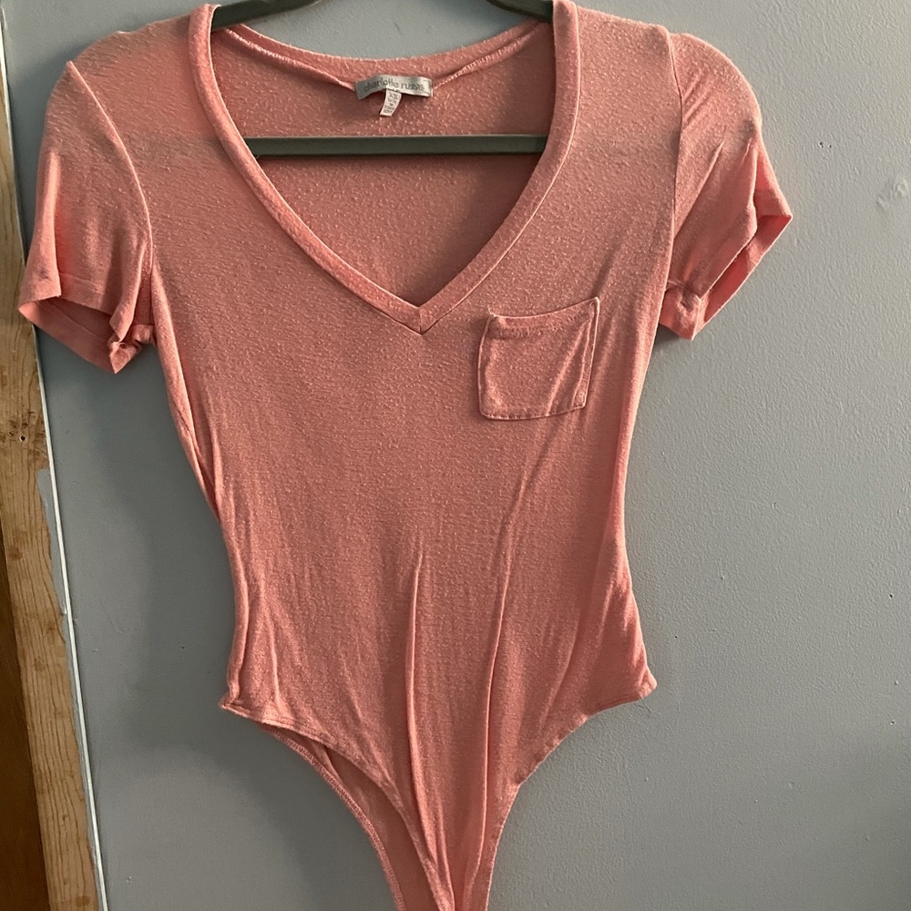 Charlotte Russe V neck body suit
